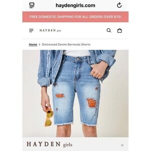 Hayden Girls Bermuda Shorts size Large